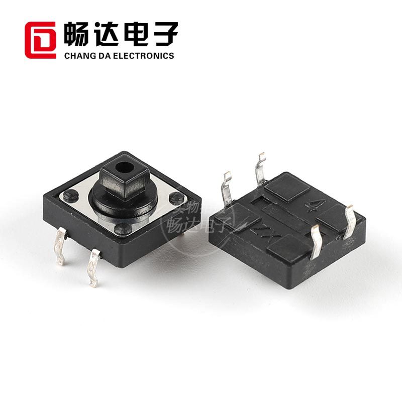 插腳輕觸開關方頭12*12*5 6 7 8 9 10 11貼片按鍵開關環(huán)保耐高溫