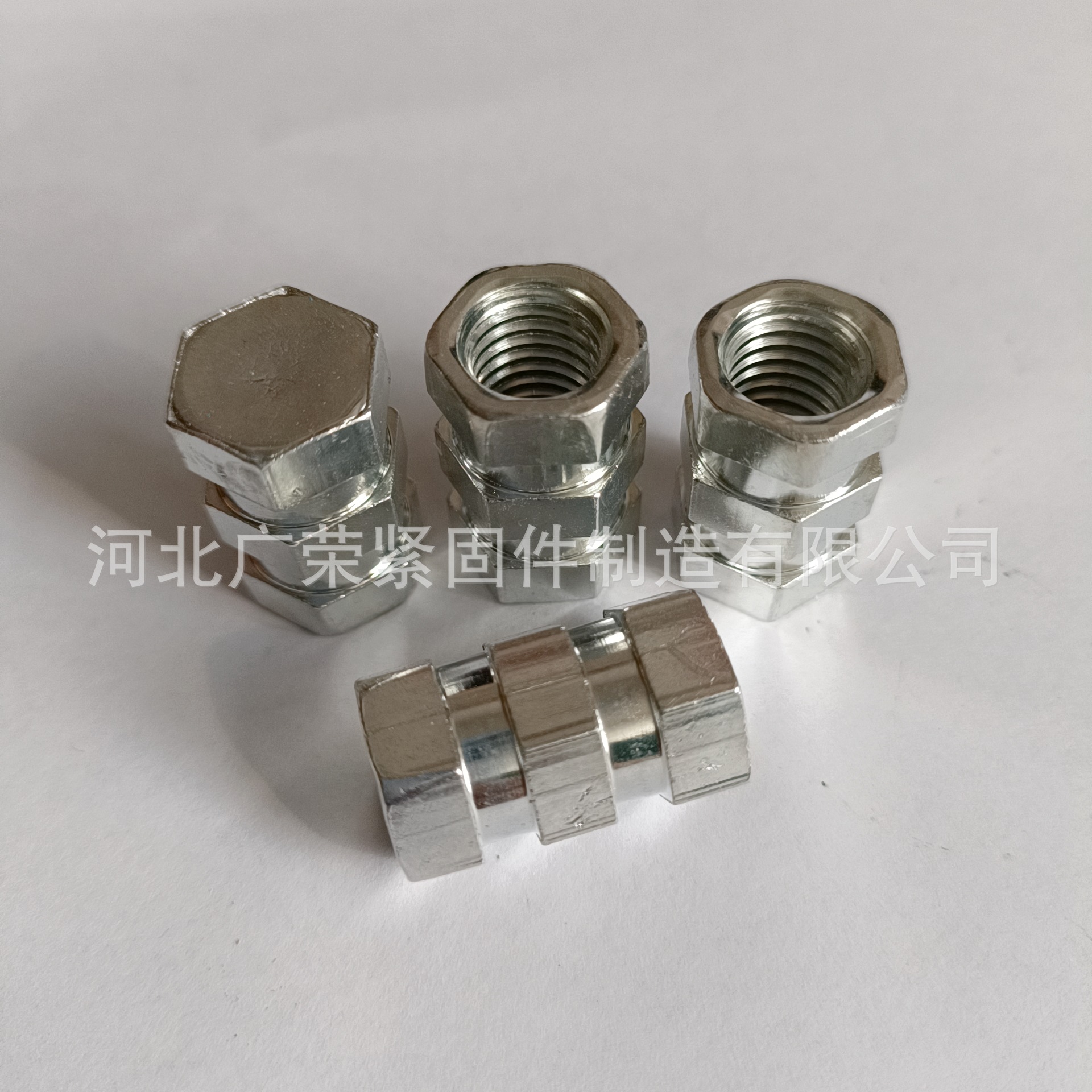 多工位冷鐓M8M10M12六角盲孔螺母 預(yù)埋加厚盲孔螺母 非標(biāo)盲孔螺帽