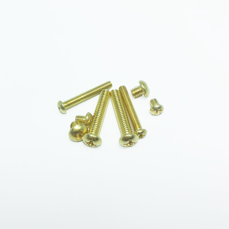 銅螺絲 銅元機(jī) M3 M4 黃銅十字元頭機(jī)絲