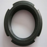 圓螺母 止退螺母 開槽鎖緊螺帽 8.8級 配套止動墊圈