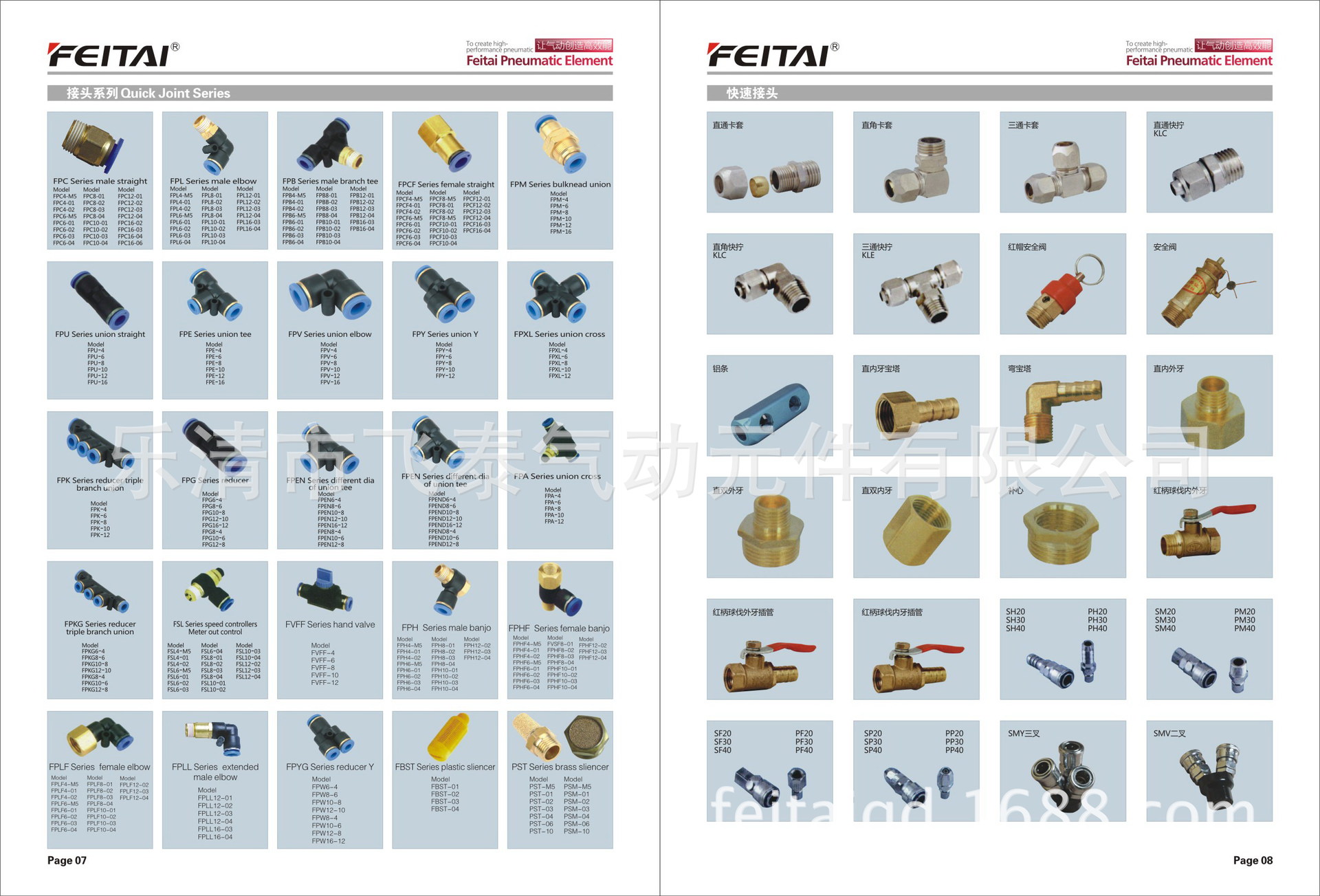 飛泰氣動-接頭，快擰，快速接頭
