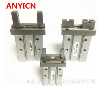 廠家直銷氣動手指氣缸兩三指平行氣爪機(jī)械手配件MHZL2HFZ特價(jià)促銷