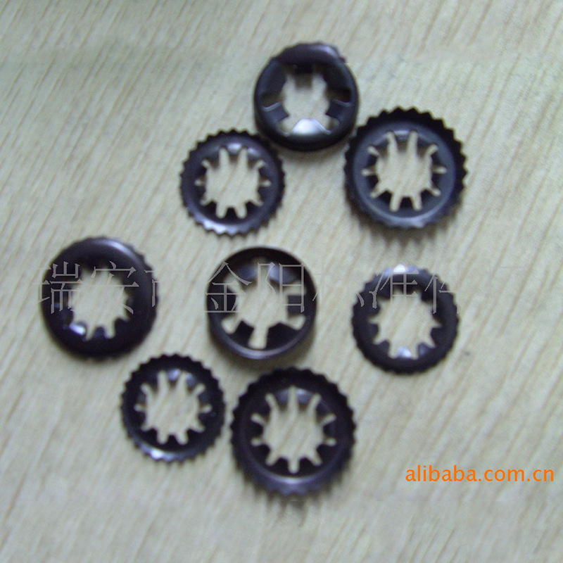 供應(yīng) 梅花卡簧 軸承夾 星型卡簧 花型墊圈平卡夾 梅花孔軸承夾