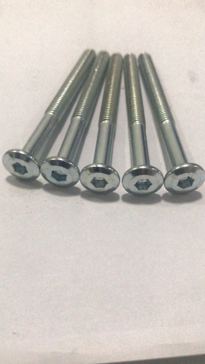 現(xiàn)貨供應(yīng)M6 M8倒邊平頭 內(nèi)六角螺桿 家具連接螺絲 非標(biāo)螺釘25KG