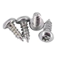 鐵鍍鋅圓頭梅花帶柱加硬自攻螺絲 3*8盤頭防盜釘螺絲釘戶外