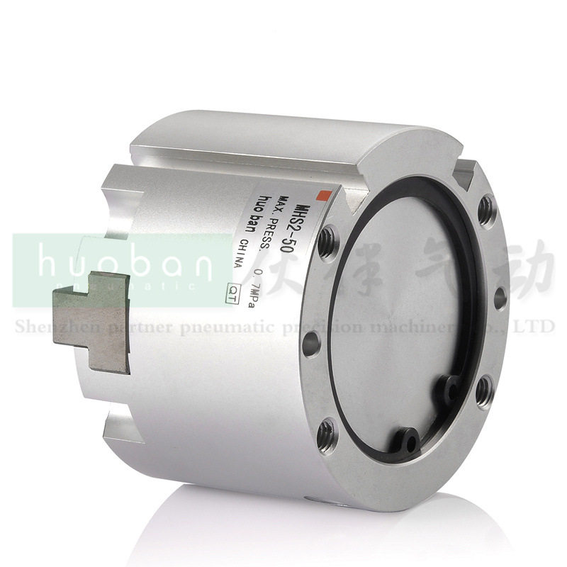 供應SMC款平行開閉型氣動手指氣缸 MHS2-63D雙作用兩爪圓柱形氣爪