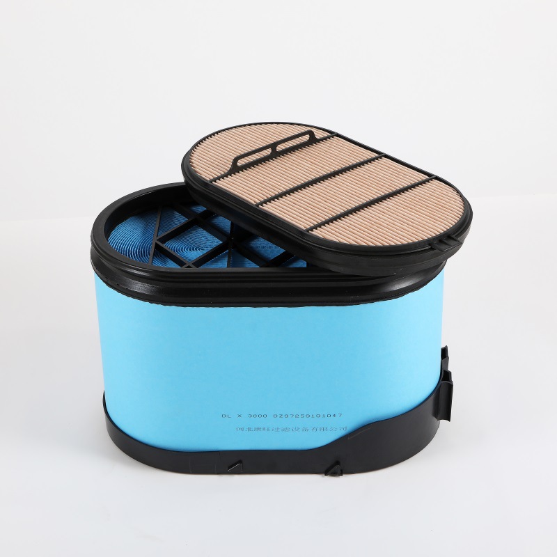 適配新款陜汽德龍X3000 X5000濾清器DZ97259191047蜂窩空氣濾芯