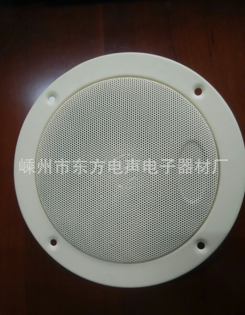 廠家生產(chǎn)5寸汽車揚聲器 電聲器件 公交車喇叭 紙盆式帶網(wǎng)罩喇叭
