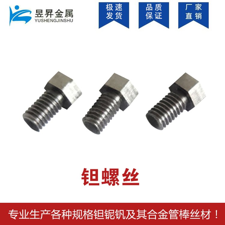 廠家供應(yīng)高純鉭螺絲鉭螺栓鉭標(biāo)準(zhǔn)件鉭加工件鉭緊固件鉭螺釘