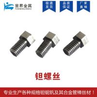 廠家供應(yīng)高純鉭螺絲鉭螺栓鉭標(biāo)準(zhǔn)件鉭加工件鉭緊固件鉭螺釘