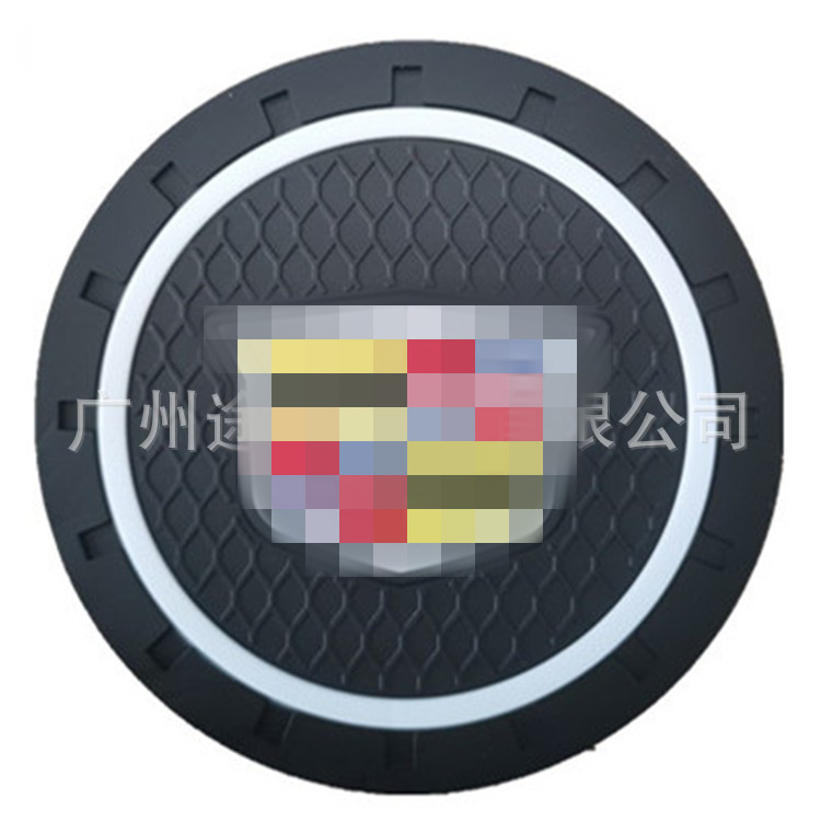 外貿(mào)跨境 速賣通 亞馬遜 超薄汽車水杯墊車標(biāo)水杯墊 LAZADA wish