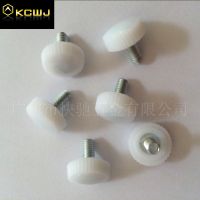 膠頭螺絲m4 圓頭手?jǐn)Q螺絲 白色手柄螺絲 調(diào)節(jié)螺絲 白色直紋