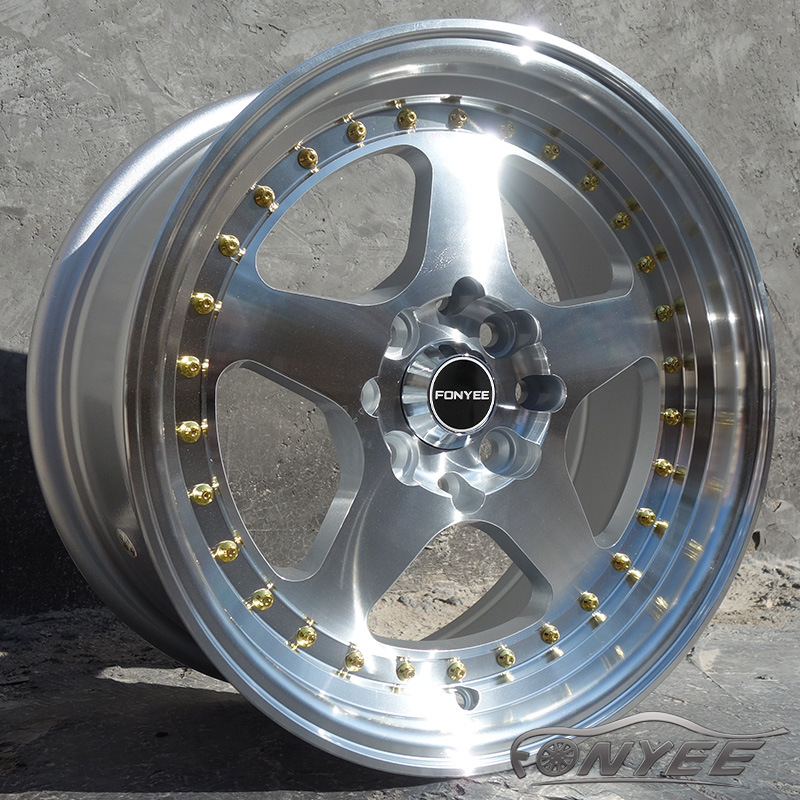 15寸汽車輪轂改裝鋁合金輪輞適用于豐田花冠威馳本田飛度鋒范風(fēng)翼