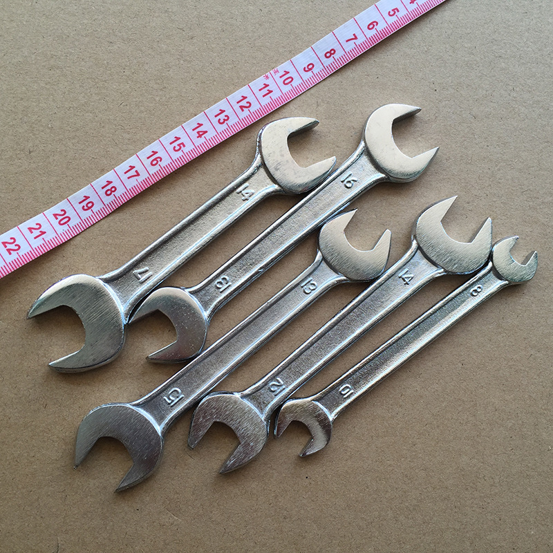 雙開口扳手 鍛壓汽修家用雙頭扳手 火花塞叉口扳手汽修工具