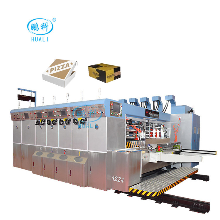 高速水墨印刷機(jī) 全自動(dòng)四色印刷開(kāi)槽模切機(jī) 瓦楞紙板模切機(jī)