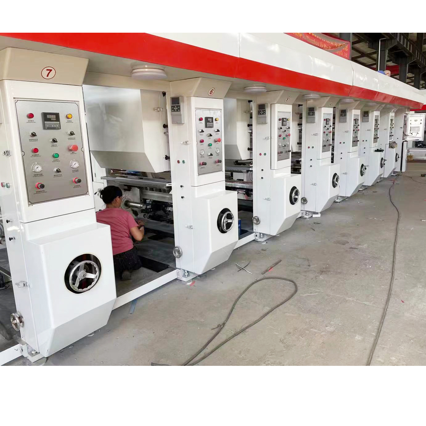 供應(yīng)中高速電腦彩色塑料薄膜印刷機(jī) 電腦套色塑料印刷機(jī)