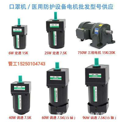 STSTW廣東成鋼減速電機口罩機專用6W單相220V電機2IK6GN-C/2GN15K