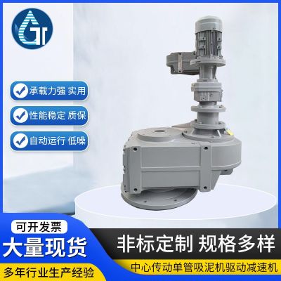國安減速廠家直供中心傳動(dòng)單管吸泥機(jī)驅(qū)動(dòng)減速機(jī)