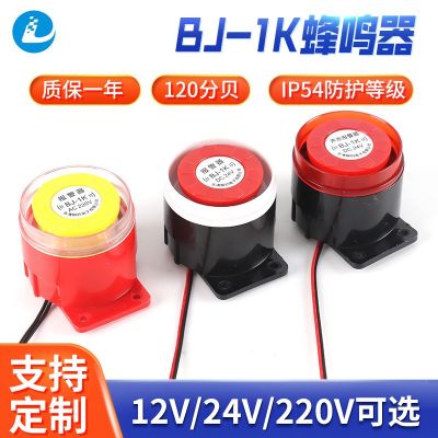 高分貝24V有源訊響器BJ-1K雙音頻電子警號(hào)聲光報(bào)警器壁防盜蜂鳴器