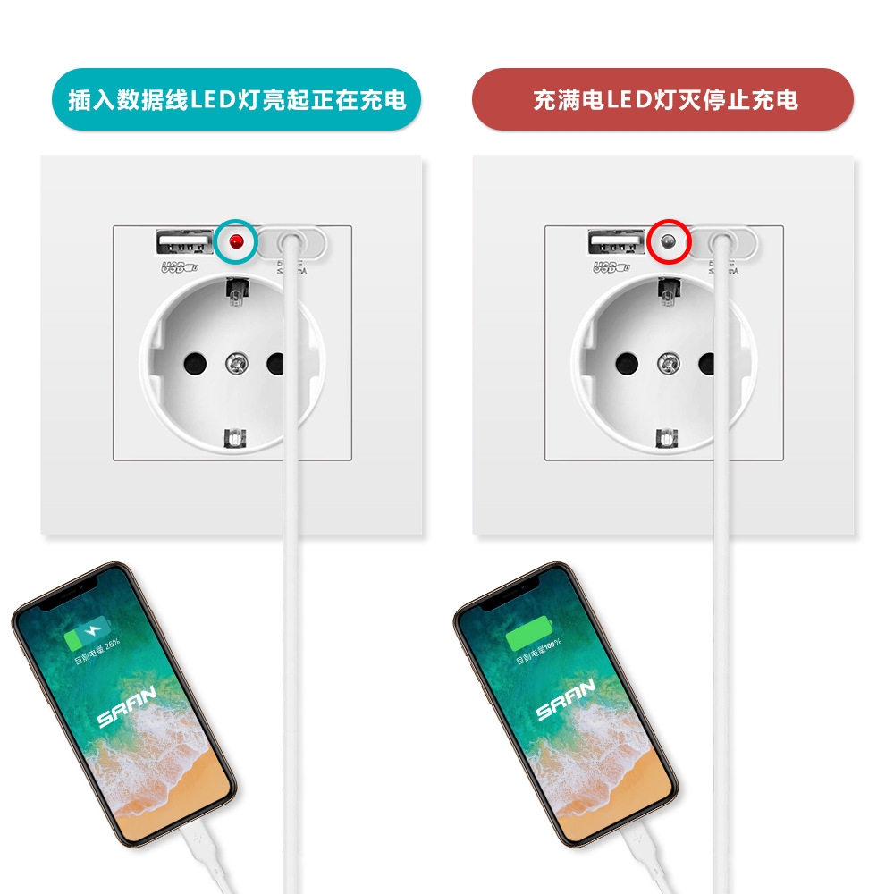 德式USB充電