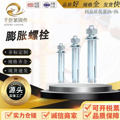 廠家供應(yīng) 鍍鋅膨脹螺絲 熱鍍鋅機械膨脹螺栓 碳鋼金屬膨脹螺栓