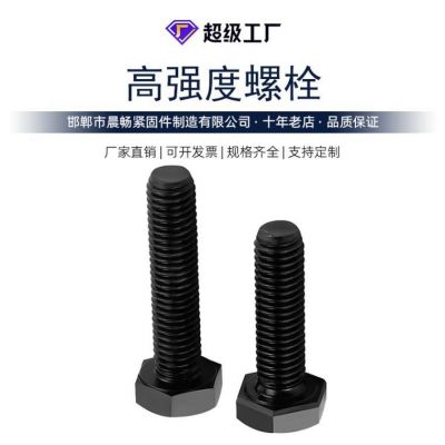 8.8級(jí)高強(qiáng)度發(fā)黑外六角螺栓 GB5782