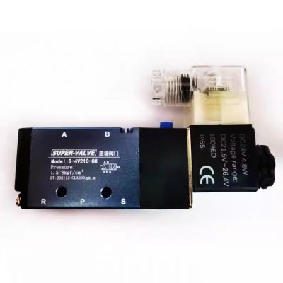 亞徳克型廠家批發(fā)速譜電磁閥4V210/220-08二位五通換向先導1/4