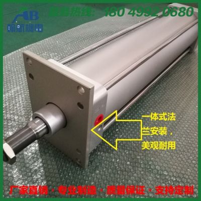 上海廠家銷售直徑160 帶法蘭氣缸 氣缸行程大到3000MM 非標(biāo)可定制