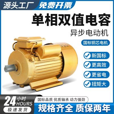 小型單相220V電機全銅異步兩廂750W/1.1/1.5/2.2/3kw/4k馬達(dá)電動