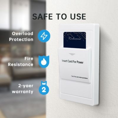 酒店插卡取電開(kāi)關(guān)低頻高配感應(yīng)美標(biāo)插卡取電帶延時(shí)斷電墻壁開(kāi)關(guān)