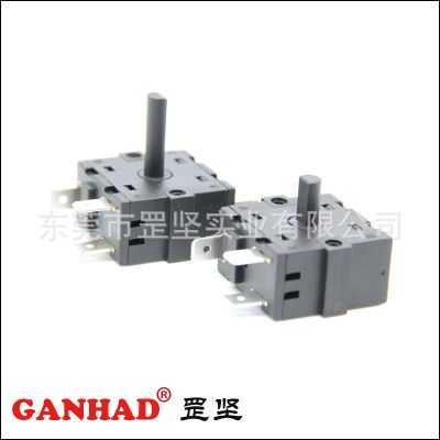 罡堅GANHAD廠家供應(yīng)多檔旋轉(zhuǎn)開關(guān)電暖扇旋鈕開關(guān)冷風(fēng)機(jī)冷風(fēng)扇開關(guān)