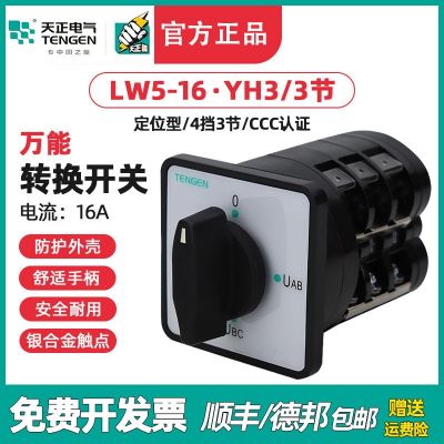 TENGEN天正 LW5-16 YH3/3層節(jié)萬能電壓轉(zhuǎn)換開關(guān)旋轉(zhuǎn)組合開關(guān)16/3