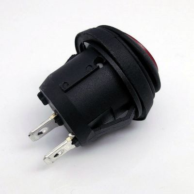 高品質(zhì)船型開(kāi)關(guān)大電流兩檔4腳25*30.5 防水帶認(rèn)證 可焊線圓形開(kāi)關(guān)