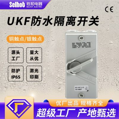 廠家直銷戶外防水隔離開關(guān)UKF1P-4P20A63A澳標電源 負荷開關(guān)交流