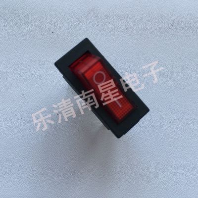 船型開關(guān)、蹺板開關(guān) KCD3系列帶燈 13mm*30mm 3腳3檔 15A250V