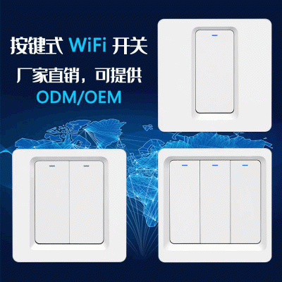 跨境涂鴉歐規(guī)手機(jī)APP遠(yuǎn)程控制智能按鍵開關(guān)Alexa語(yǔ)音智能開關(guān)wifi