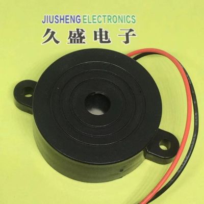 【廠家直銷】有源帶線蜂鳴器4216MM 壓電式3-24V 120BD聲音 直流