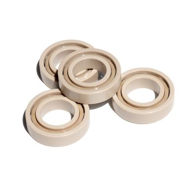 PEEK6308-6315系列塑料軸承 東莞供應現(xiàn)貨耐酸堿絕緣高溫聚醚醚酮