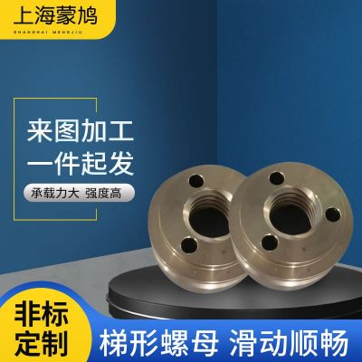 替代進(jìn)口替代米思米 三孔加厚梯形螺母 圓柱夾板鎖緊螺帽 鐵板螺