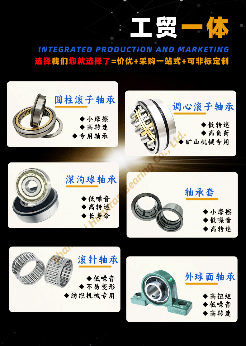 軸承|圓柱滾子軸承|調(diào)心滾子軸承|深溝球軸承|軸套|滾針軸承|輪轂軸承|外球面軸承