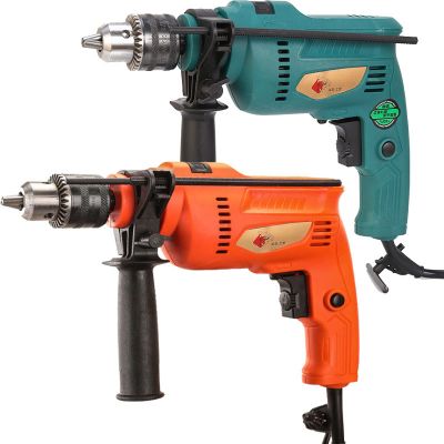廠家批發(fā)供應(yīng)家用多種功能沖擊電鉆13夾頭手電鉆組合套裝 龍島牌