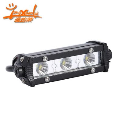 廠家批發(fā)汽車led射燈 改裝中網(wǎng)燈 9W小單排 LED長條燈 聚光燈