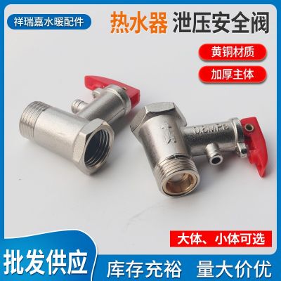 全銅家用即熱式電熱水器安全閥泄壓閥調(diào)流安全止回閥排污開關
