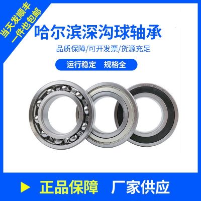HRB哈爾濱正品深溝球軸承大全6000 6001 6002 6003 -ZZ 2RZ