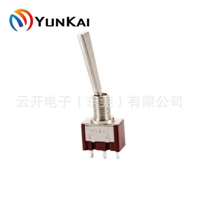 MTS-102-F1-2L 長(zhǎng)柄三腳 兩檔ON-ON 可復(fù)位 撥動(dòng)開(kāi)關(guān) 鈕子開(kāi)關(guān)