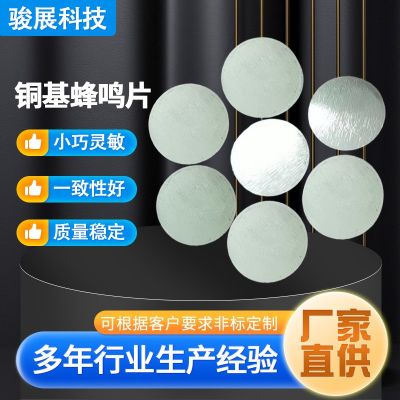 廠家批發(fā)銅基蜂鳴片壓電陶瓷蜂鳴片醫(yī)療器械報(bào)警蜂鳴器銅基蜂鳴片