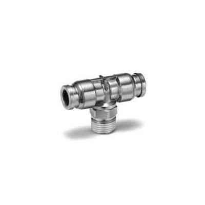 KQG2T不銹鋼快插雙管T型接頭SMC