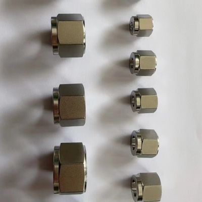 不銹鋼快擰接頭螺母卡套螺母304不銹鋼