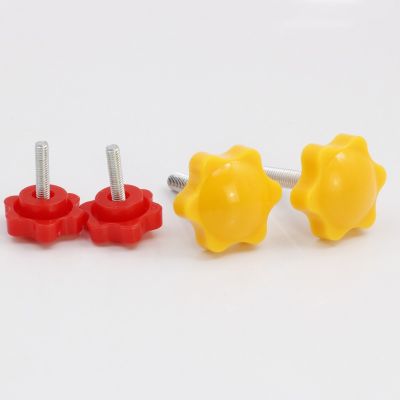 六角梅花手柄螺絲膠頭螺絲手擰螺絲星型把手調節(jié)手扭塑料星形調節(jié)