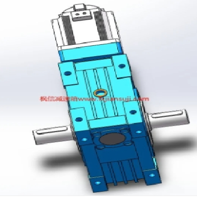 楓信伺服電機臺達松下安川西門子蝸輪蝸桿減速機減速箱減速器400W750W1.5KW2KW